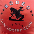 Logo du club sur chemise rouge