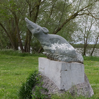 Sculpture à Montjean sur Loire