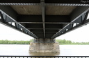 Dessous du tablier du pont de Montjean sur Loire